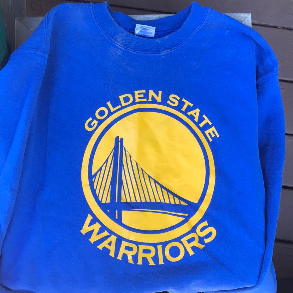 Golden state warriors crew neck sweatshirt